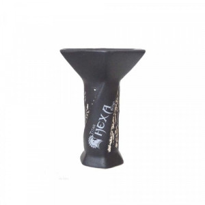 Чашка для кальяна Hexa Bowl - Black, serie: Rise