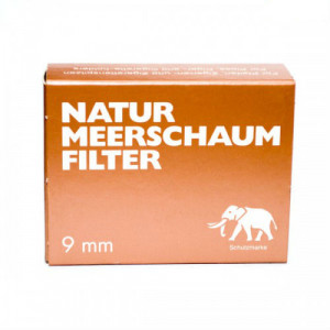 Фильтры для трубки Schutzmarke Natur Meerschaum 9mm пенка (40 шт)