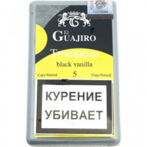 Сигариллы El Guajiro Trompetas Black Vanilla*5