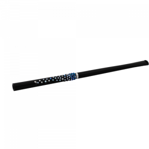 Мундштук для сигарет Swarovski "Пламя" 701931 S черный, эбонит, голубые, бежевые кристаллы