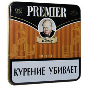 Сигариллы Premier Whisky портсигар 10 шт