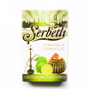 Кальянный табак Serbetli Cactus Lime Flavoured, 50гр.